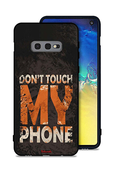 Tolwak غطاء حماية لهاتف Samsung Galaxy S10e لا تلمس هاتفي