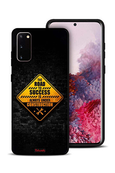Tolwak غطاء حماية لهاتف سامسونج جالكسي S20 الطريق إلى النجاح دائمًا قيد الإنشاء