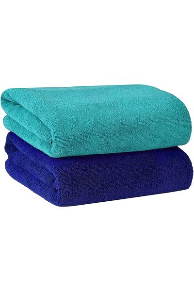 Fabienne 2-Piece Microfiber Bath Towel 70*140cm, Soft, Durable, Super Absorbent