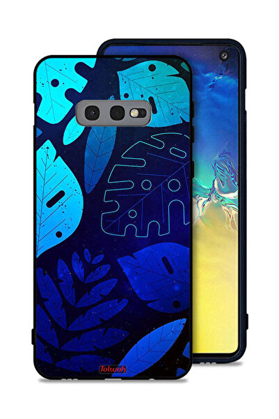 Tolwak غطاء حماية لهاتف سامسونج جالكسي S10e بنقشة أوراق الشجر