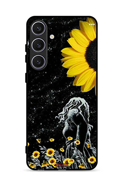 Tolwak غطاء حماية لهاتف سامسونج جالاكسي S25 بلس بتصميم فتاة تنظر إلى القمر