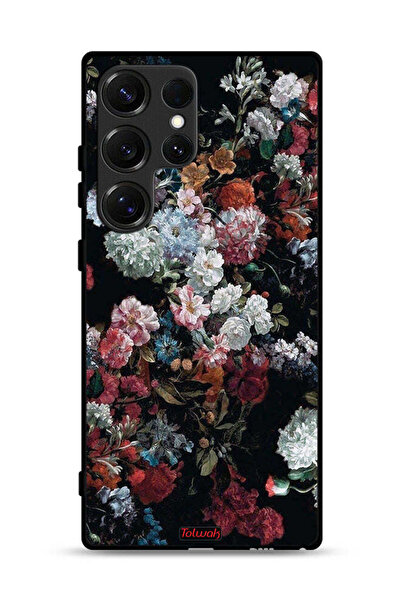Tolwak غطاء حماية لهاتف سامسونج جالاكسي S25 ألترا بنقشة ورود عتيقة