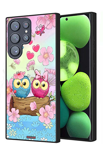Tolwak غطاء حماية لهاتف سامسونج جالاكسي S22 ألترا 5G برسومات بومة لطيفة
