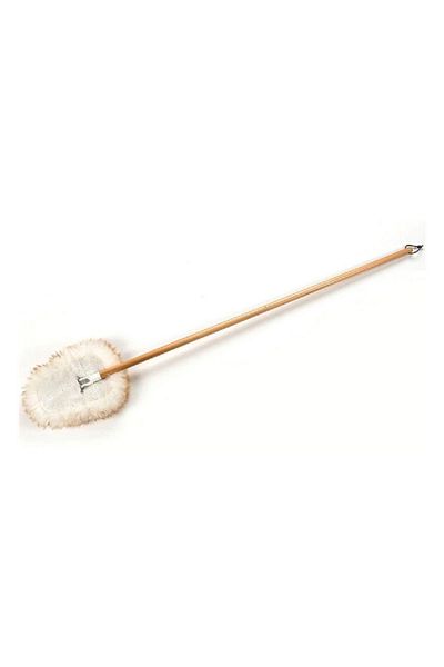 WOOLSHOP Handmade Lambswool Mop Duster Head Refill for Floor Cleaning White