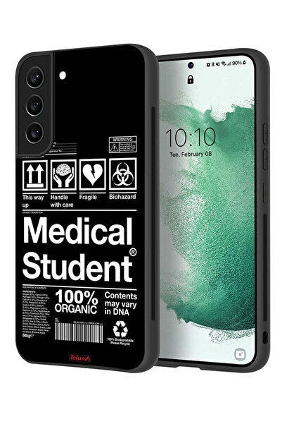 Tolwak غطاء حماية لهاتف سامسونج جالاكسي S21 FE 5G، ملصق طالب الطب