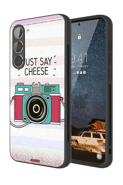 Tolwak غطاء حماية لهاتف Samsung Galaxy S23 Plus 5G، Just Say Cheese
