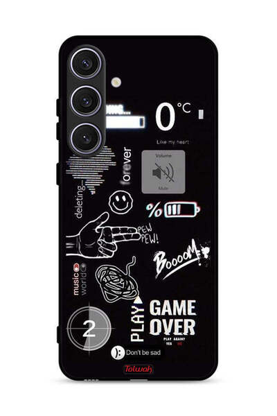 Tolwak غطاء حماية لهاتف Samsung Galaxy S24 5G Game Over Pew Pew