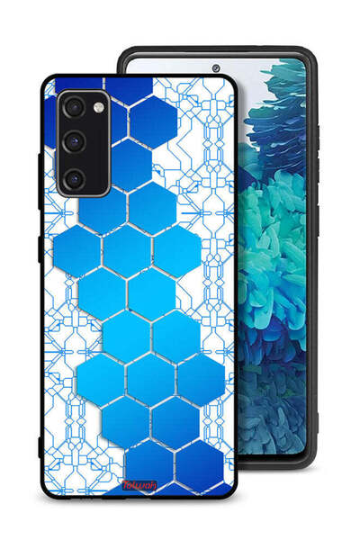 Tolwak غطاء حماية لهاتف سامسونج جالكسي S20 FE بتصميم أيقونات سداسية الشكل على...