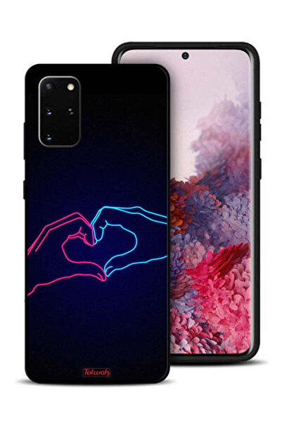 Tolwak غطاء حماية لهاتف سامسونج جالكسي S20 بلس بتصميم يد تلامس القلب