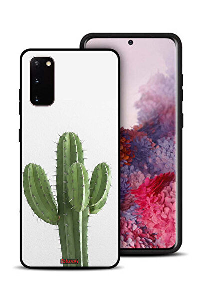 Tolwak غطاء حماية لهاتف سامسونج جالكسي S20 بنقشة نبات الصبار