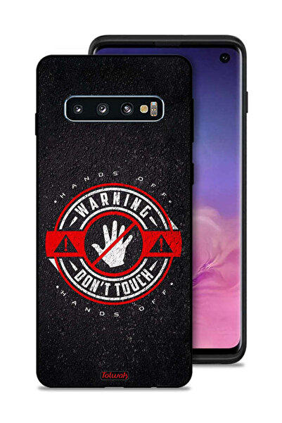 Tolwak غطاء حماية لهاتف Samsung Galaxy S10 تحذير: لا تلمسه
