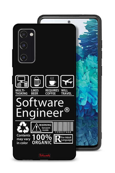 Tolwak غطاء حماية لهاتف Samsung Galaxy S20 FE، ملصق مهندس برمجيات