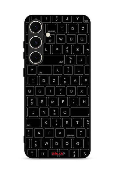 Tolwak غطاء حماية لهاتف Samsung Galaxy A56 5G بنمط مفاتيح لوحة مفاتيح عشوائية