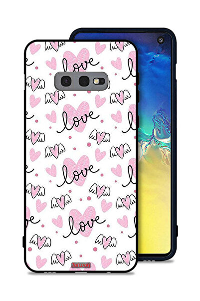 Tolwak غطاء حماية لهاتف Samsung Galaxy S10e بنمط فني للحب والقلب
