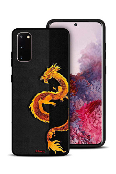 Tolwak Samsung Galaxy S20 Protective Case Cover Dragon Art
