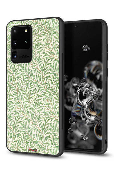 Tolwak غطاء حماية لهاتف سامسونج جالكسي S20 ألترا بنقشة غصن الصفصاف الشهيرة