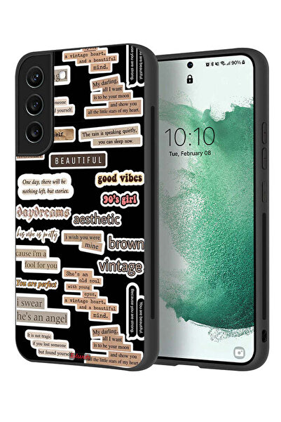 Tolwak غطاء حماية لهاتف سامسونج جالاكسي S22 بلس 5G بملصقات اقتباسات جميلة