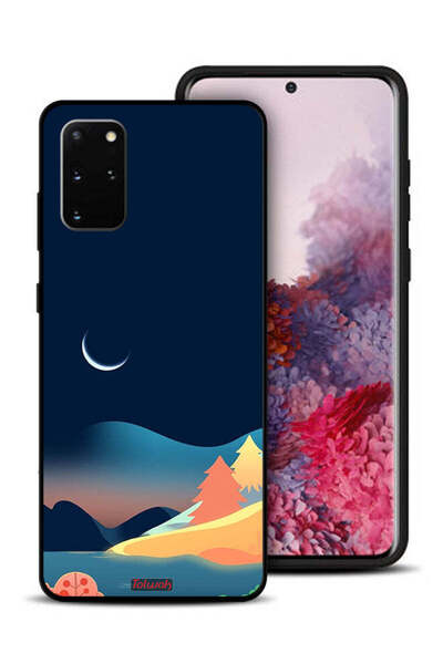 Tolwak غطاء حماية لهاتف سامسونج جالكسي S20 بلس بتصميم رسم تجريدي للقمر
