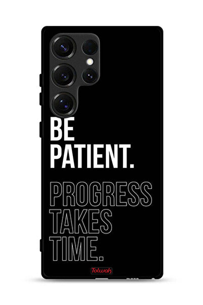 Tolwak غطاء حماية لهاتف Samsung Galaxy S25 Ultra - كن صبورًا، فالتقدم يستغرق ...
