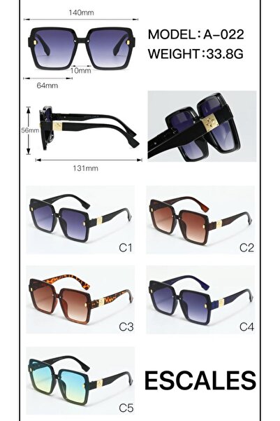 Escales Women's Uv-400 Protection Luxury Sunglasses