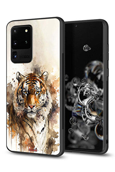 Tolwak غطاء حماية لهاتف سامسونج جالكسي S20 ألترا بتصميم فن تجريدي من جلد الفهد