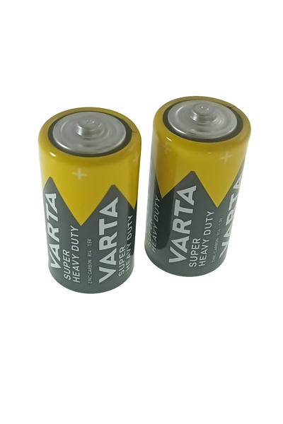 Varta Set de 2 baterii C/R14, Varta Super Heavy Duty, în blister