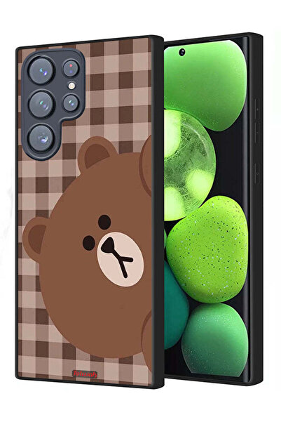 Tolwak غطاء حماية لهاتف سامسونج جالاكسي S23 ألترا 5G بتصميم دب تيدي