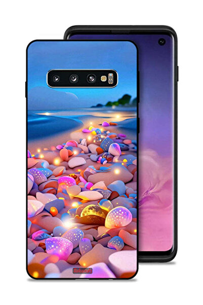 Tolwak غطاء حماية لهاتف سامسونج جالكسي S10 مع رسومات حجرية