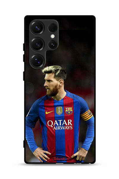 Tolwak غطاء حماية لهاتف سامسونج جالاكسي S25 ألترا ميسي برشلونة