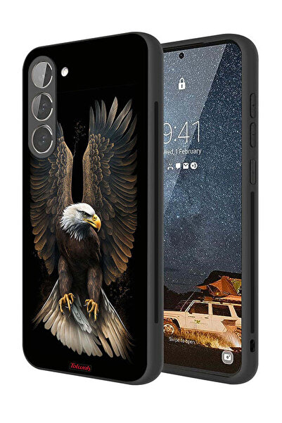 Tolwak غطاء حماية لهاتف سامسونج جالاكسي S23 بلس 5G بأجنحة نسر منتشرة