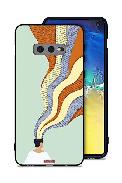 Tolwak غطاء حماية لهاتف Samsung Galaxy S10e بتصميم Data In Mind Art