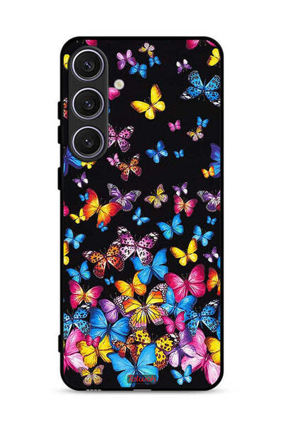 Tolwak غطاء حماية لهاتف سامسونج جالاكسي S24 بلس 5G بنقشة فراشات ملونة