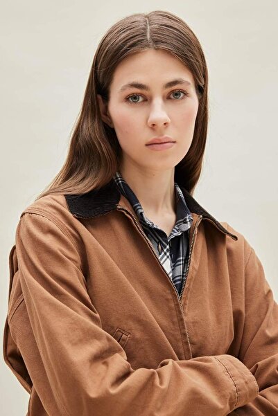 DeFacto Kadın Mont E6260Ax/Bn561 CAMEL