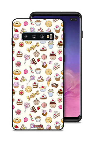 Tolwak غطاء حماية لهاتف سامسونج جالكسي S10 بلس بنمط العناصر المفضلة