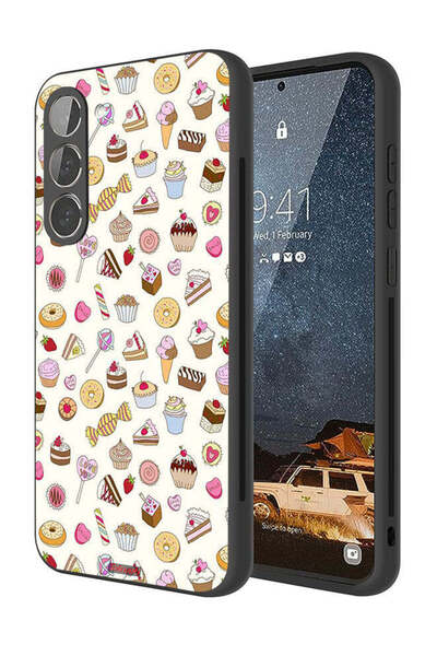 Tolwak غطاء حماية لهاتف Samsung Galaxy S23 5G بنمط العناصر المفضلة