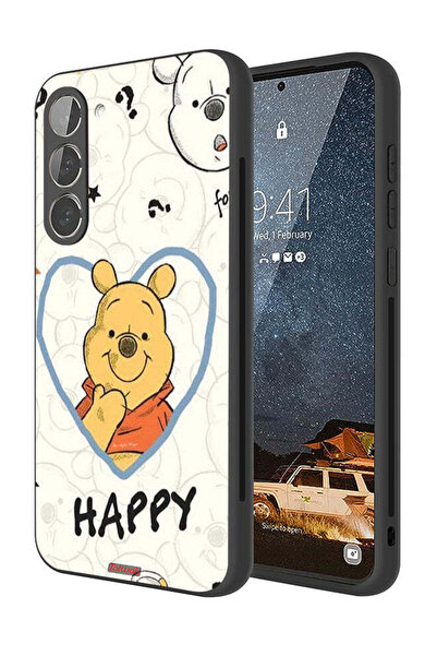 Tolwak غطاء حماية لهاتف سامسونج جالاكسي S23 بلس 5G بتصميم دب بابي