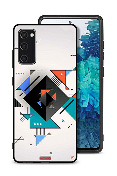 Tolwak غطاء حماية لهاتف سامسونج جالكسي S20 FE بأشكال مربعة ومثلثة ونمط تجريدي