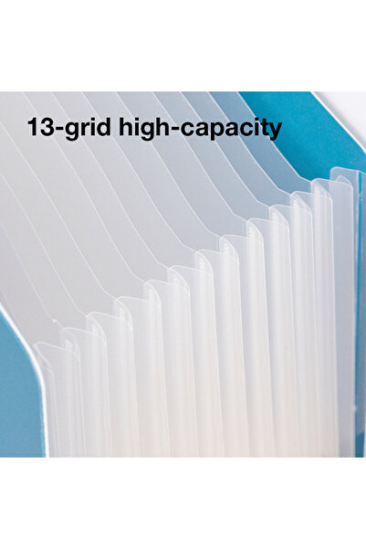 Deli EF605 Expanding File A4 13 Pockets – ideal for document sorting & storage