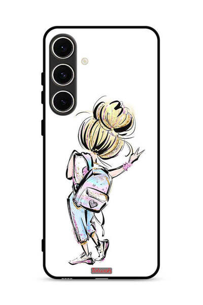 Tolwak غطاء حماية لهاتف سامسونج جالاكسي M56 5G، رسمة فتاة العودة إلى المدرسة