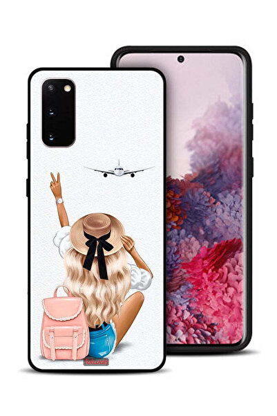 Tolwak غطاء حماية لهاتف سامسونج جالكسي S20 - فتاة تحب السفر