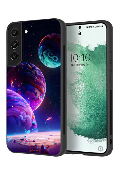 Tolwak غطاء حماية لهاتف سامسونج جالاكسي S22 بلس 5G بنمط كوكبي