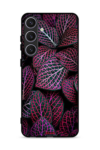 Tolwak غطاء حماية لهاتف سامسونج جالاكسي S24 5G بنقشة أوراق سالجا