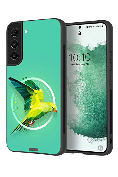 Tolwak غطاء حماية لهاتف سامسونج جالاكسي S21 بلس 5G بطبعة فن تجريدي ببغاء