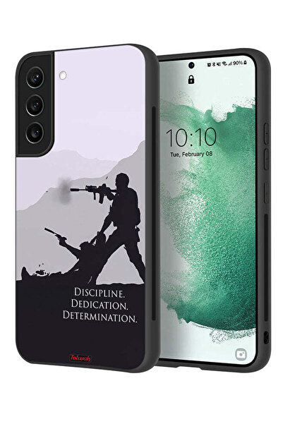 Tolwak غطاء حماية لهاتف سامسونج جالكسي S21 بلس 5G بتصميم انضباط وتفانٍ وتصميم