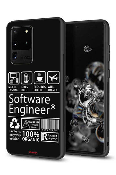 Tolwak غطاء حماية لهاتف Samsung Galaxy S20 Ultra، ملصق مهندس برمجيات