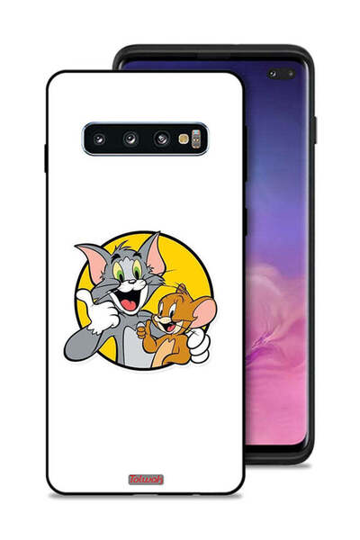 Tolwak Samsung Galaxy S10 Plus Protective Case Cover Tom And Jerry