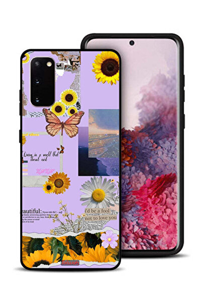 Tolwak غطاء حماية لهاتف Samsung Galaxy S20 بملصقات عباد الشمس الجميلة