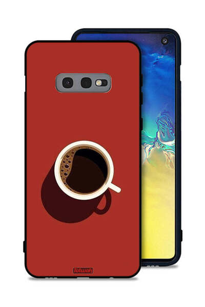 Tolwak غطاء حماية لهاتف Samsung Galaxy S10e بتصميم فن فنجان القهوة