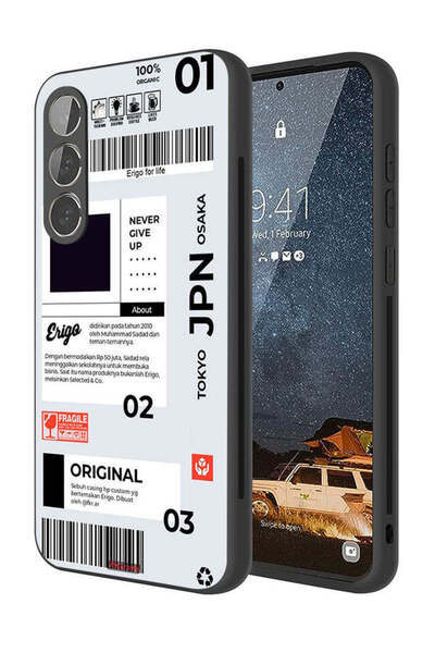 Tolwak غطاء حماية لهاتف Samsung Galaxy S23 5G - ملصق ياباني