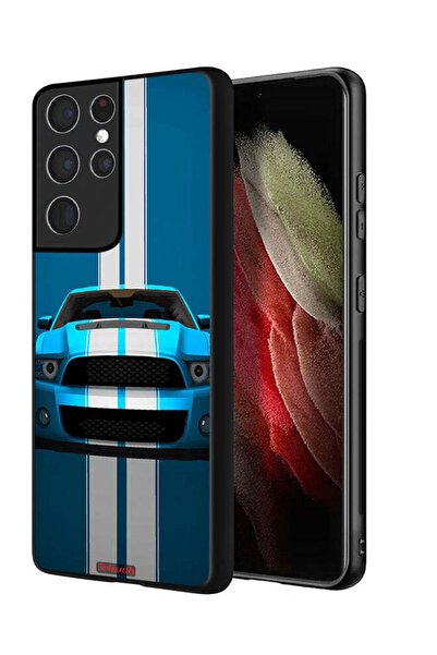 Tolwak Samsung Galaxy S21 Ultra 5G Protective Case Cover Car Abstract Art